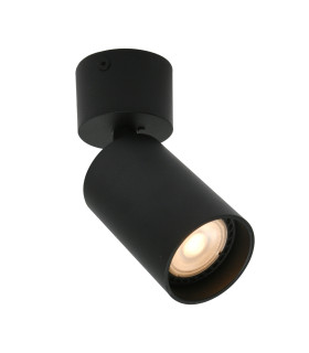 Nesto Ceiling Single Spotlight Black Sandblasted-1