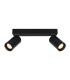 Nesto Twin Ceiling Spotlight Black 2xGU10-1