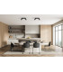 Nesto Twin Ceiling Spotlight Black 2xGU10-5