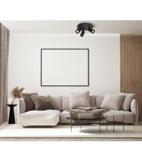 Nesto Ceiling Spotlight Clusters Black 3xGU10-5