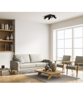 Nesto Ceiling Spotlight Clusters Black 4xGU10-5