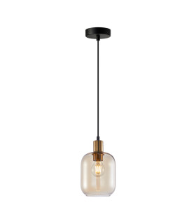 Norlis Dome Pendant Ceiling Light Gold Black-1