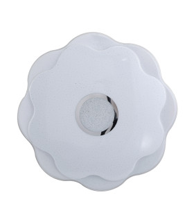 Normi 51cm Decorative Flush Ceiling Light White 4000K Neutral White-1