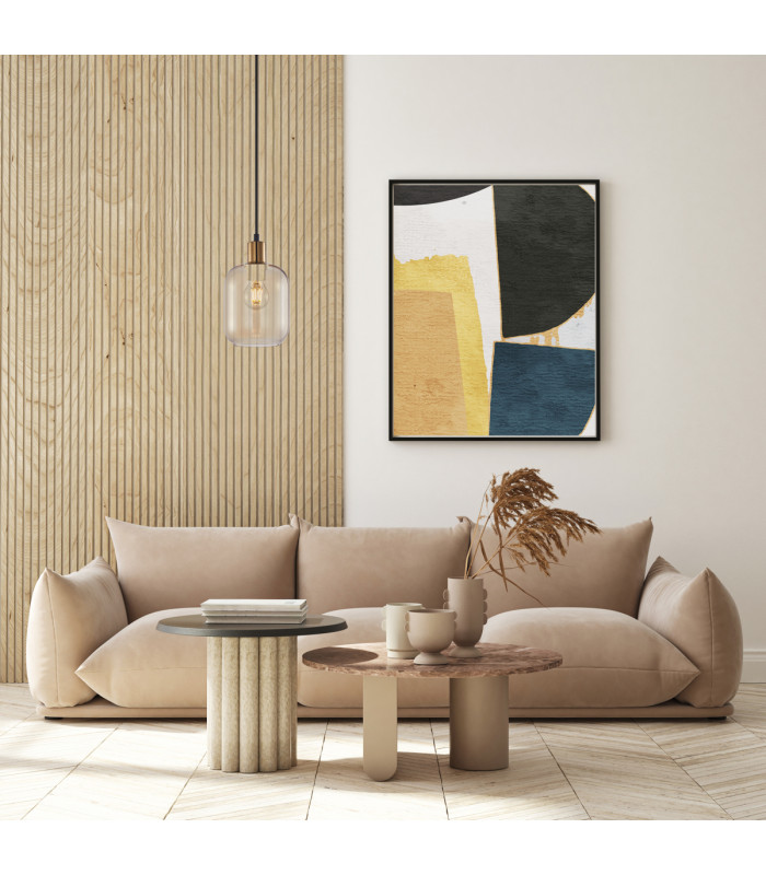 Norlis Dome Pendant Ceiling Light Gold Black-5