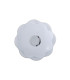 Normi 30cm Decorative Flush Ceiling Light White 4000K Neutral White-1