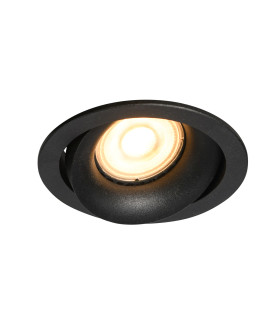 Oker Recessed Downlight Black Sandblasted-1