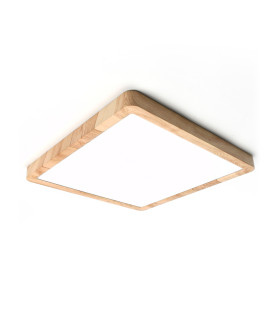 Olbis Square Bathroom Ceiling Light Wood 2800/4000/6000K IP44-1