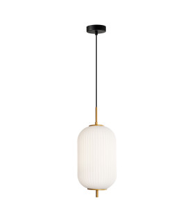 Olmeto Oval Globe Pendant Ceiling Light Gold-1