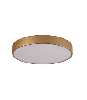 Orbital 40cm Flush Ceiling Light Gold 4000K Neutral White-1