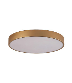 Orbital 60cm Flush Ceiling Light Gold 4000K Neutral White-1