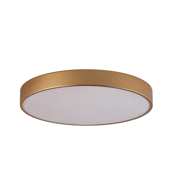 Orbital 60cm Flush Ceiling Light Gold 4000K Neutral White-1
