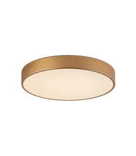 Orbital 40cm Flush Ceiling Light Gold 4000K Neutral White-4