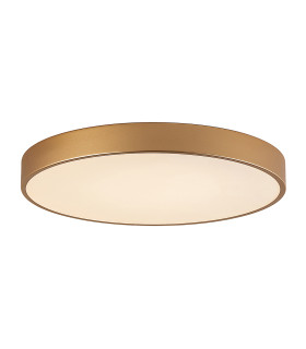Orbital 60cm Flush Ceiling Light Gold 4000K Neutral White-4