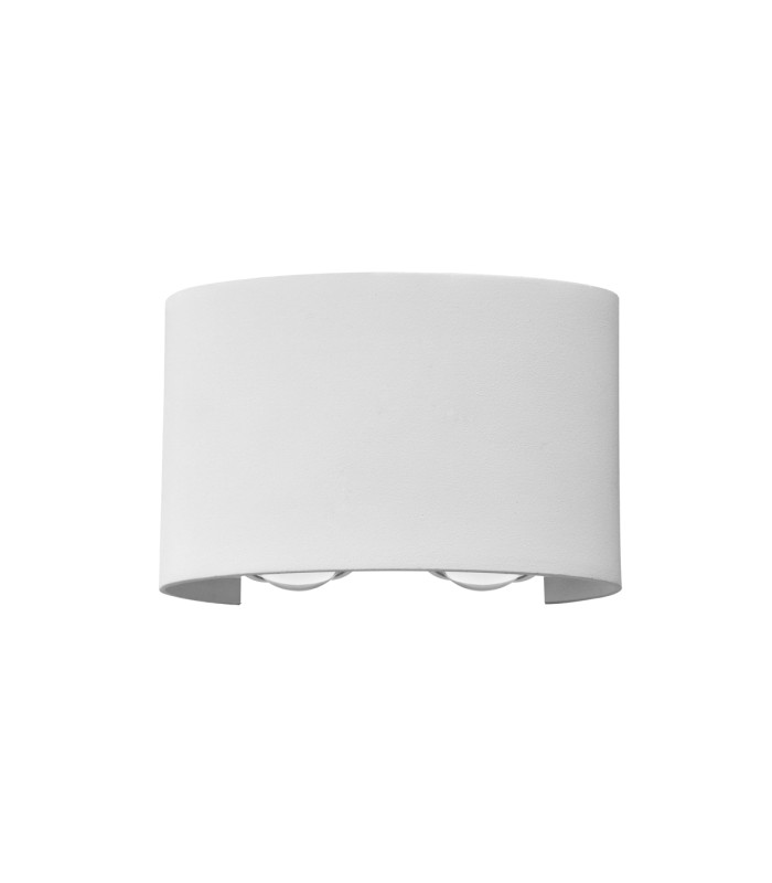 Ortelo Outdoor Up Down Wall Lamp White 3000K Warm White 4xLED IP54-1