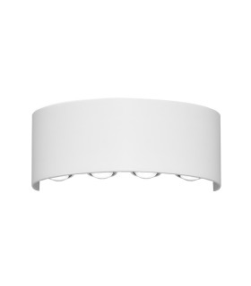 Ortelo Outdoor Up Down Wall Lamp White 3000K Warm White 8xLED IP54-1