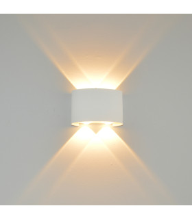 Ortelo Outdoor Up Down Wall Lamp White 3000K Warm White 4xLED IP54-2