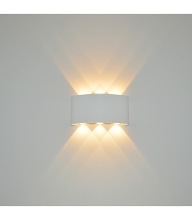 Ortelo Outdoor Up Down Wall Lamp White 3000K Warm White 8xLED IP54-2
