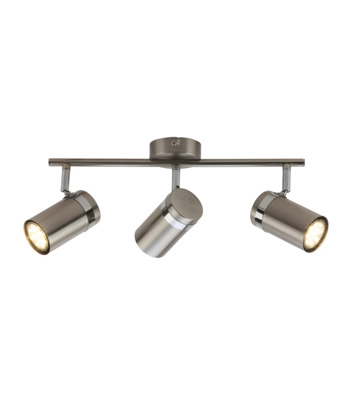 Palmoni Ceiling Spotlight Bar Satin Nickel Chrome 3xGU10-1