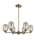 Perano Multi Arm Pendant Ceiling Light Antique Bronze 6xG9-4