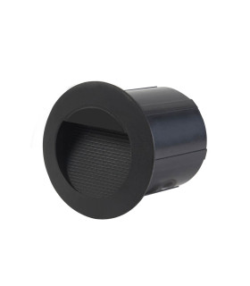 Piani Outdoor Recessed Wall Lamp Black 3000K Warm White IP65-1
