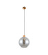 Potan Dome Pendant Ceiling Light Wooden Black-1
