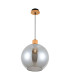 Potan Dome Pendant Ceiling Light Wooden Black-2
