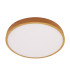 Riberio Flush Ceiling Light Wood 3000K Warm White-1