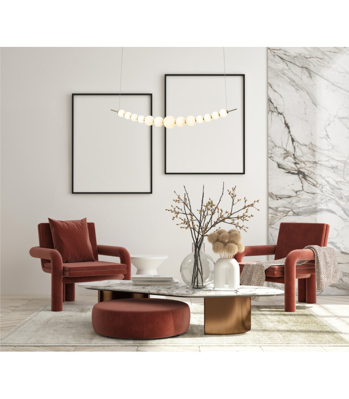 Ronza Bar Pendant Ceiling Light Gold 3000K Warm White-5