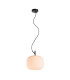 Rues 25cm Dome Pendant Ceiling Light Matt Black-1