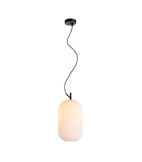 Rues Slim Pendant Ceiling Light Matt Black-1