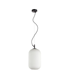 Rues Slim Pendant Ceiling Light Matt Black-2