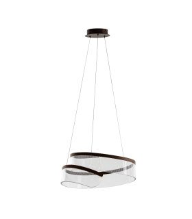 Rustin LED Pendant Ceiling Light Coffee 3000K Warm White-2