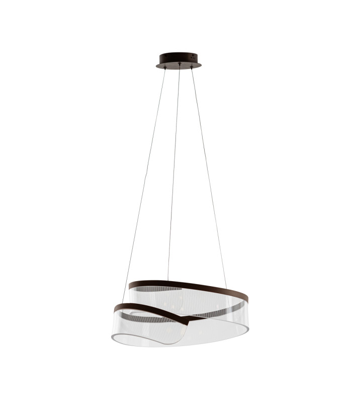 Rustin LED Pendant Ceiling Light Coffee 3000K Warm White-2