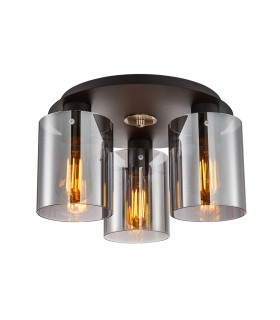 Sardo Shade Cluster Ceiling Light Black 3xE27-1