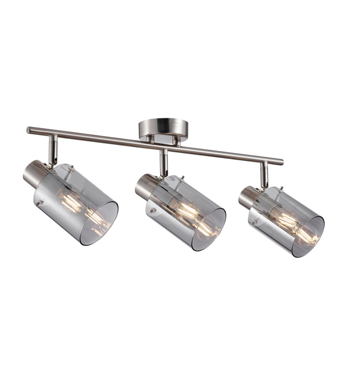 Sardo Ceiling Spotlight Bar Silver Smoked 3xE14-1