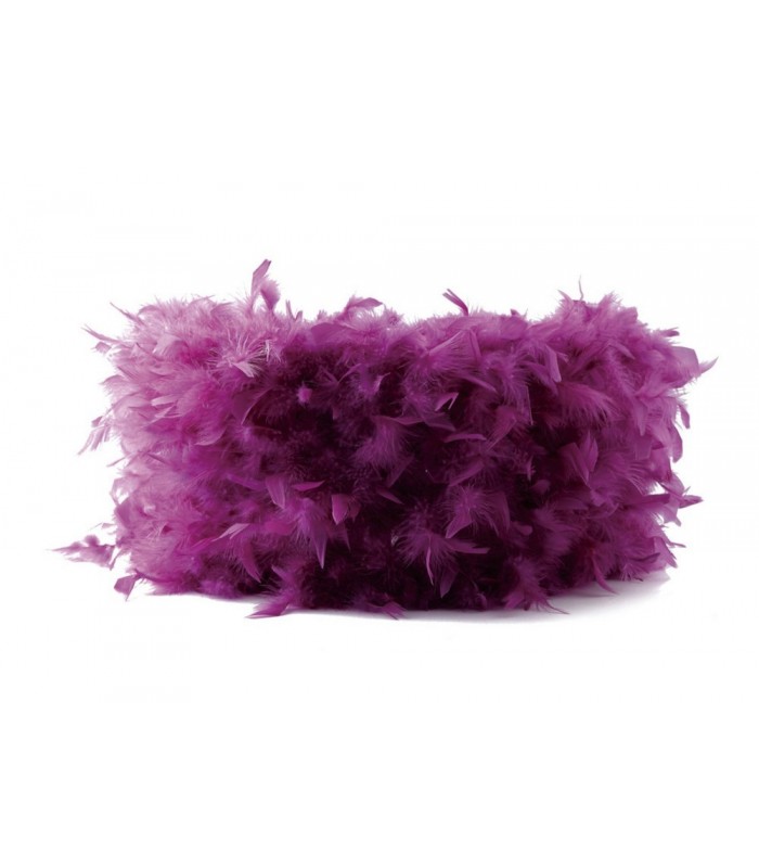 Feather Shade Aubergine 410mm x 200mm - 1