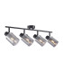 Sardo Ceiling Spotlight Bar Black Smoked 4xE14-1