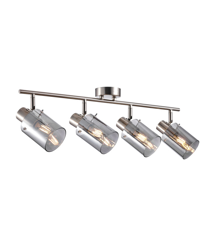 Sardo Ceiling Spotlight Bar Silver Smoked 4xE14-1