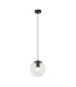 Sarpo 20cm Globe Pendant Ceiling Light Black-2