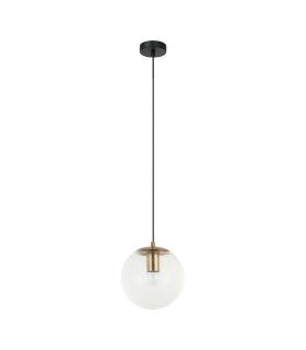 Sarpo 20cm Globe Pendant Ceiling Light Brass-1