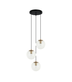 Sarpo Cluster Pendant Ceiling Light Brass 3xE27-1