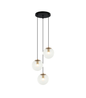 Sarpo Cluster Pendant Ceiling Light Brass 3xE27-2
