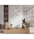 Sarpo Cluster Pendant Ceiling Light Brass 3xE27-5