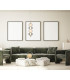 Testa Slim Pendant Ceiling Light Black White 3000K Warm White 4xLED-5