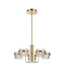 Tiara Multi Arm Pendant Ceiling Light Gold With Shine 3000K Warm White 5xLED-1
