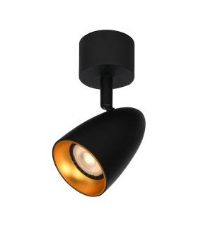 Tino Single Spotlight Black Gold-1