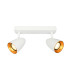Tino Twin Ceiling Spotlight White Gold 2xGU10-1