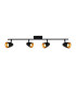 Tino Ceiling Spotlight Bar Black Gold 4xGU10-1