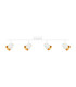 Tino Ceiling Spotlight Bar White Gold 4xGU10-1