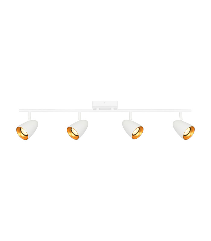 Tino Ceiling Spotlight Bar White Gold 4xGU10-1